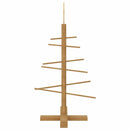 vidaXL Fából készült Karácsonyfa állvánnyal Barna 75 cm bambusz