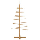 vidaXL Fából készült Karácsonyfa állvánnyal Barna 125 cm bambusz