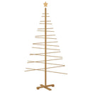 vidaXL Fából készült Karácsonyfa állvánnyal Barna 180 cm bambusz