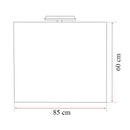 Bianca Prime 85 komplett fürdőszobabútor, magasfényű fehér színben