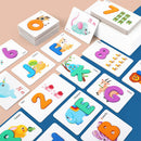 Betűk és számok angol nyelvű oktatójáték kártyákkal