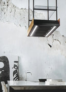 Ciarko Design MINIMAL 1 120 cm fekete sziget páraelszívó (panellal)