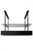 Ciarko Design MINIMAL 1 120 cm fekete sziget páraelszívó (oldalsó panel nélkül)