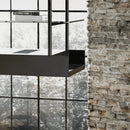 Ciarko Design MINIMAL 1 120 cm fekete sziget páraelszívó (oldalsó panel nélkül)