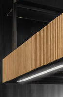 Ciarko Design MINIMAL 1 120 cm fekete sziget páraelszívó (oldalsó panel nélkül)