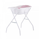 Chipolino Vela kád babatartóval és leeresztő dugóval 87cm + kádállvány - Pink