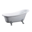 Clark szabadon álló fürdőkád fém lábakkal 170x73x73 cm