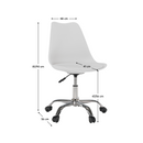 Irodai szék, fehér, DARISA NEW