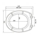 Julia Black univerzális soft-close wc ülőke