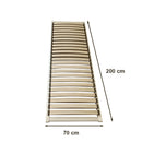 Keretes farugós ágyrács 70x200 cm