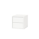 Boxie 2 fiókos fali szekrény 40x40x37 cm fehér