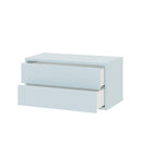 Boxie 2 fiókos fali szekrény 40x80x37 cm kék