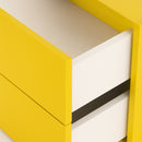 Boxie 2 fiókos fali szekrény 40x80x37 cm sárga