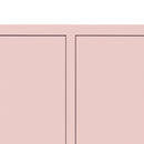 Boxie 2 ajtós fali szekrény 80x80x37 cm pink