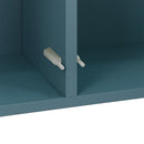 Boxie 2 ajtós fali szekrény 80x80x37 cm petrol kék