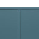 Boxie 2 ajtós fali szekrény 80x80x37 cm petrol kék