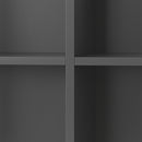 Boxie nyitott fali szekrény 80x80x37 cm antracit