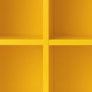 Boxie nyitott fali szekrény 80x80x37 cm sárga