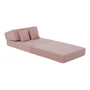 Összecsukható matrac/fotel, 2v1, rózsaszín, PELOS