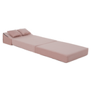 Összecsukható matrac/fotel, 2v1, rózsaszín, PELOS