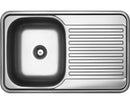 LAVEO FARO egymedence csepptálcás inox mosogató szifonnal K.