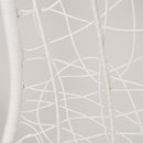 Natal kerti függőfotel fehér-fekete