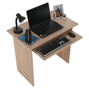 Számítógépasztal, sonoma tölgyfa, VERNER NEW