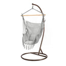 Puerto függőszék állvánnyal szürke-barna