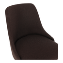 Irodai szék, barna/króm, EDIZ