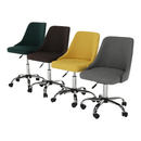 Irodai szék, barna/króm, EDIZ