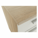 Számítógépasztal, sonoma tölgyfa/fehér, EGON