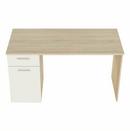Számítógépasztal, sonoma tölgyfa/fehér, EGON