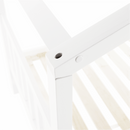 Ágy 2 konténerrál, fehér, ELISIA