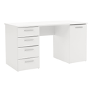 Íróasztal, fehér, EUSTACH
