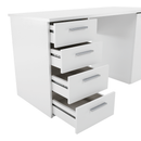 Íróasztal, fehér, EUSTACH