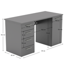 Íróasztal, grafit, EUSTACH