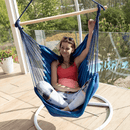 Függő hintafotel, kék, NIKOLO NEW