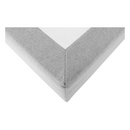 Boxspring típusú ágy 140x200, világosszürke, FERATA KOMFORT