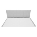 Boxspring típusú ágy 140x200, világosszürke, FERATA KOMFORT