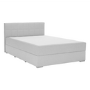 Boxspring típusú ágy 120x200, világosszürke, FERATA KOMFORT