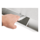 Boxspring típusú ágy 180x200, világosszürke, FERATA KOMFORT