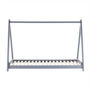 Montessori ágy, szürke, tűnyalábos fenyőfa, GROSI