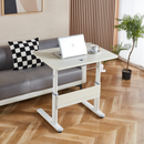 Növekvő íróasztal, tölgy/fehér, KASIOS