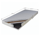 Matrac, rugós , 163x200, KOKOS MEDIUM Atip