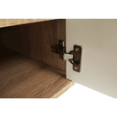 Sarok számítógépasztal, sonoma tölgyfa/fehér, MAURUS NEW MA11