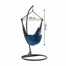 Függő hintafotel, kék, NIKOLO NEW