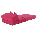 Összecsukható matrac/fotel, 2v1, rózsaszín magenta, PELOS