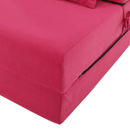 Összecsukható matrac/fotel, 2v1, rózsaszín magenta, PELOS