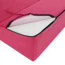 Összecsukható matrac/fotel, 2v1, rózsaszín magenta, PELOS