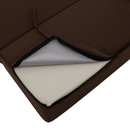 Összecsukható matrac/fotel, 2v1, barna, PELOS